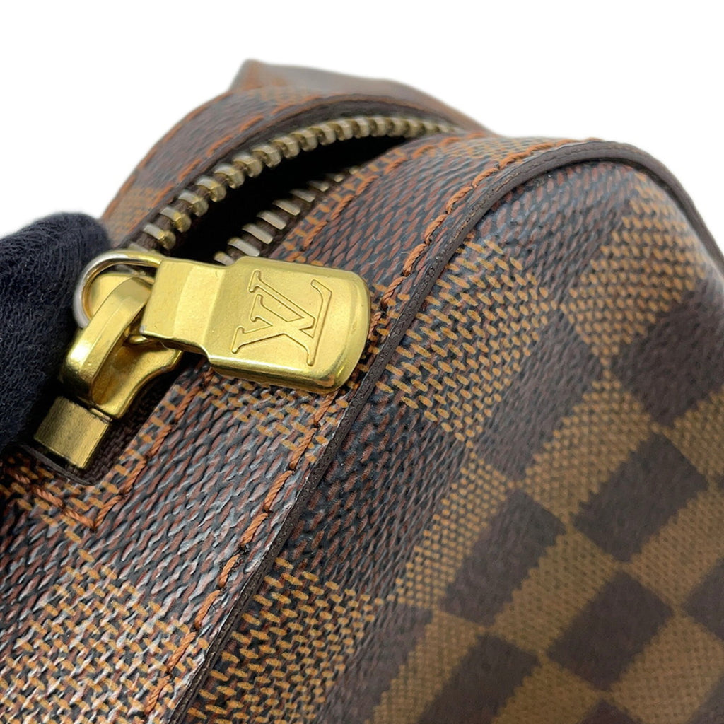 Louis Vuitton Damier Brown Damier Canvas Ebene Red Color Shoulder Bag Sling Bag (Pre-Owned)