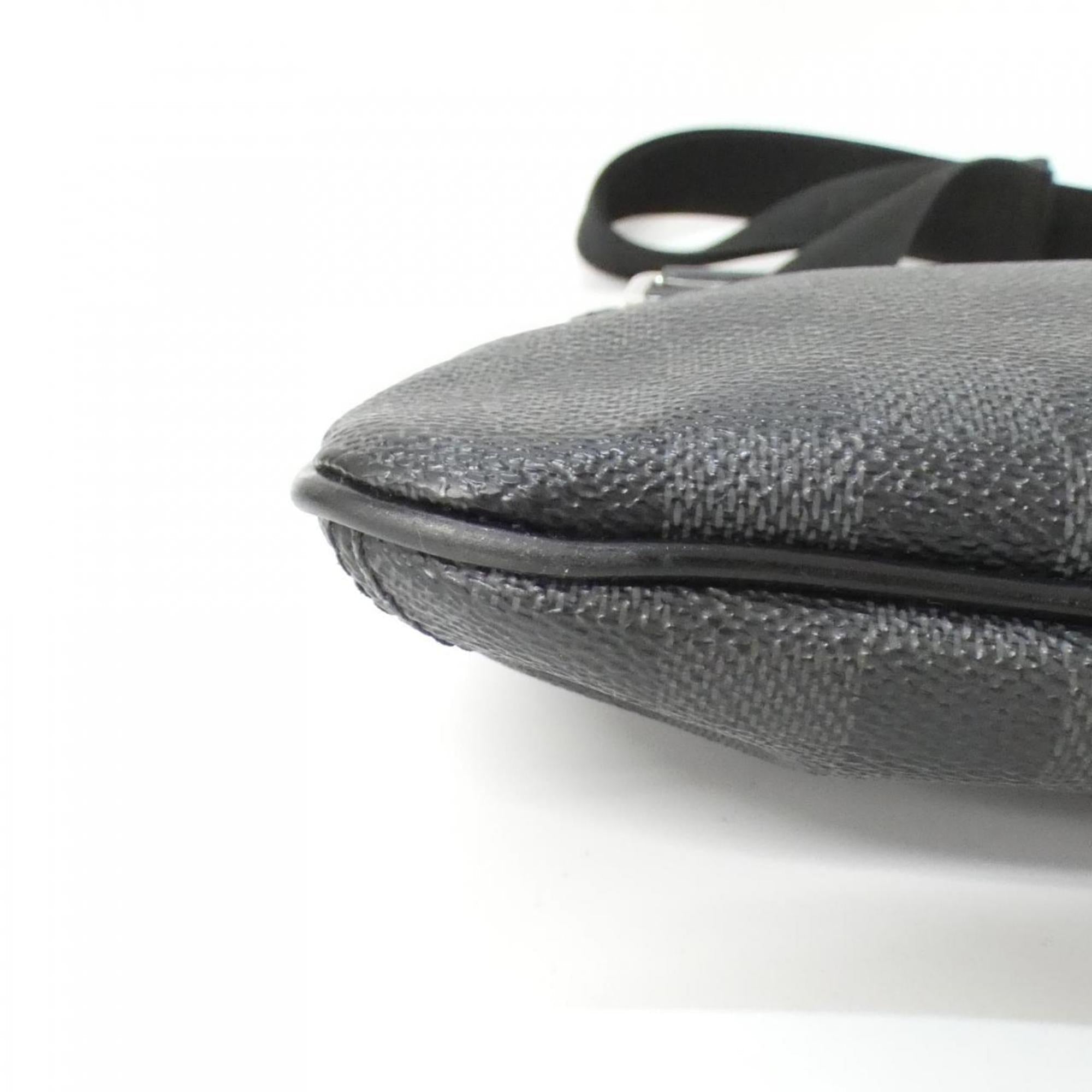 Louis Vuitton Graphite Coated Canvas Shoulder Bag (Pre-Owned)
