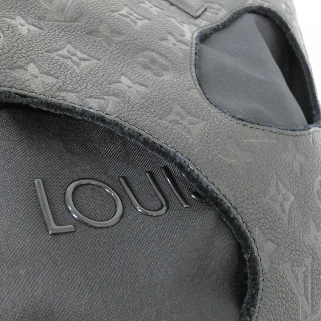Louis Vuitton Black Leather Handbag (Pre-Owned)