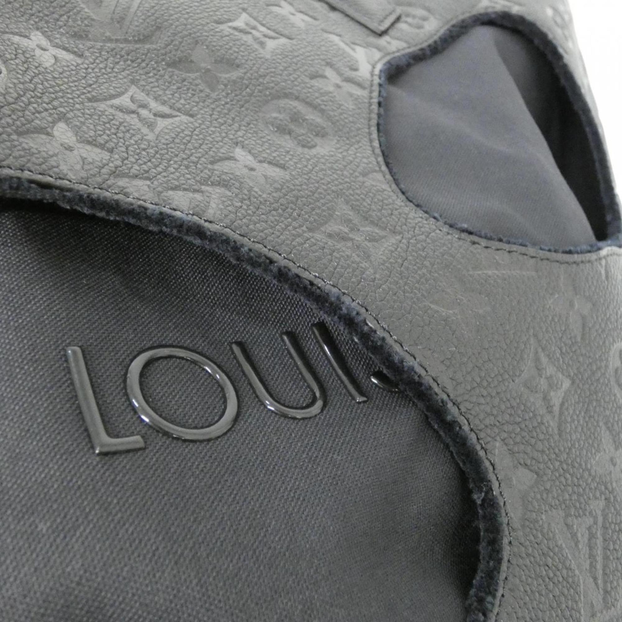 Louis Vuitton Black Leather Handbag (Pre-Owned)