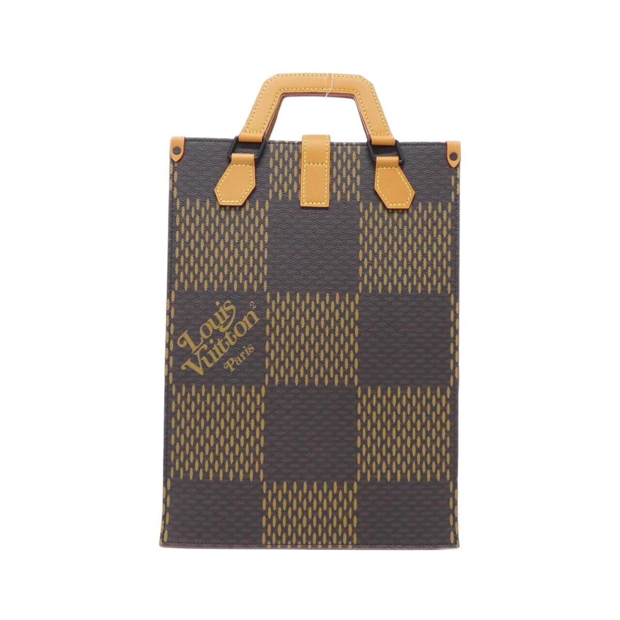 Louis Vuitton Damier Canvas Ebene Coated Canvas Handbag (Pre-Owned)