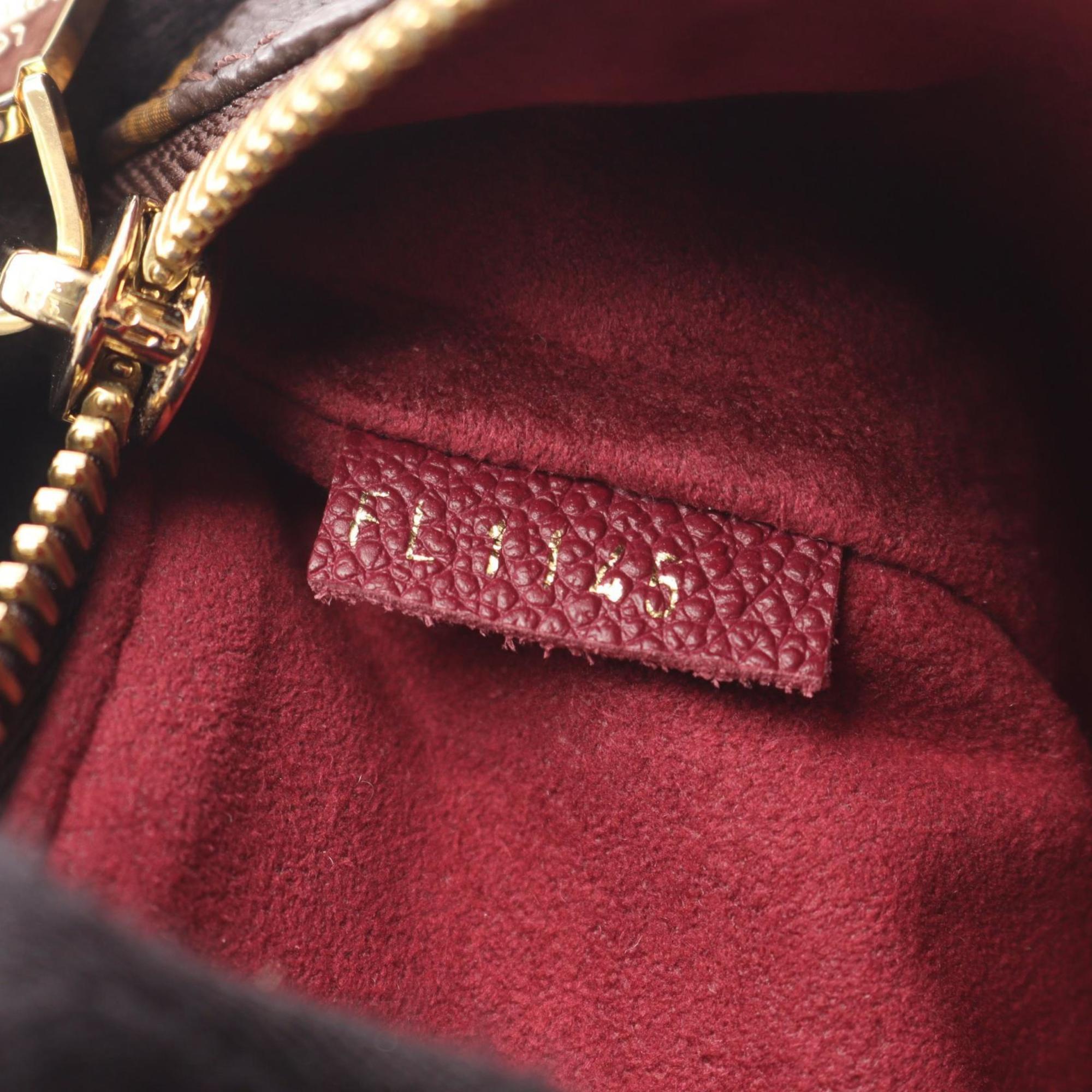 Louis Vuitton Brown Monogram Pink Coated Canvas Leather Shoulder Bag (Pre-Owned)