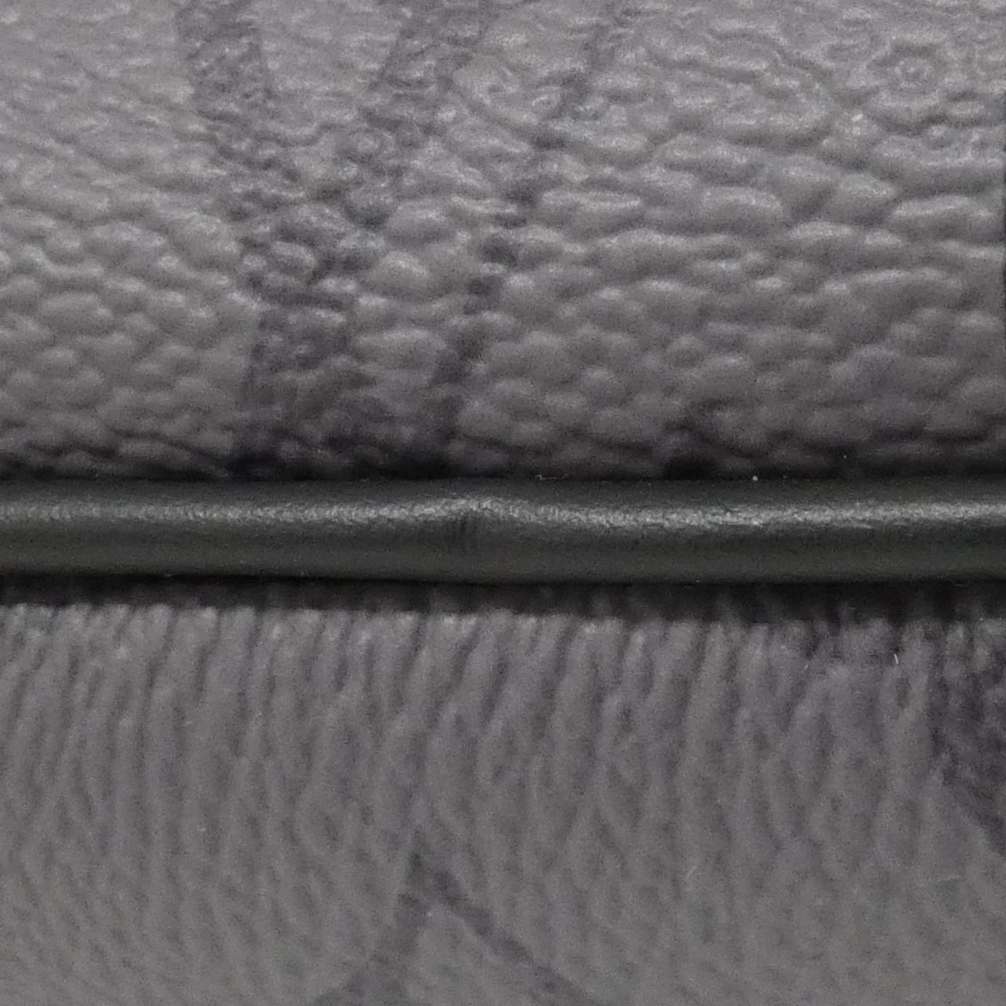 Louis Vuitton Black Coated Canvas Shoulder Bag (Pre-Owned)