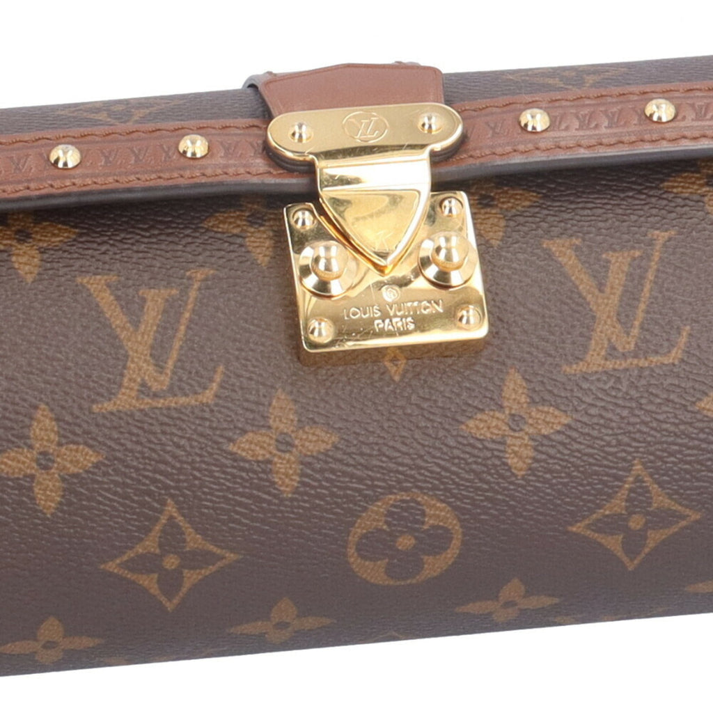 Louis Vuitton Brown Monogram Canvas Shoulder Bag (Pre-Owned)