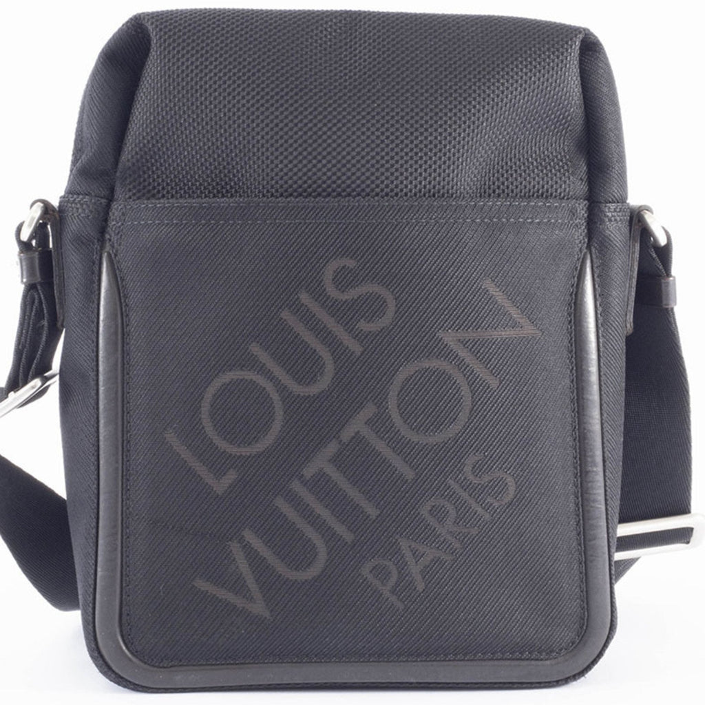 Louis Vuitton Black Noir Damier Geant Shoulder Bag (Pre-Owned)