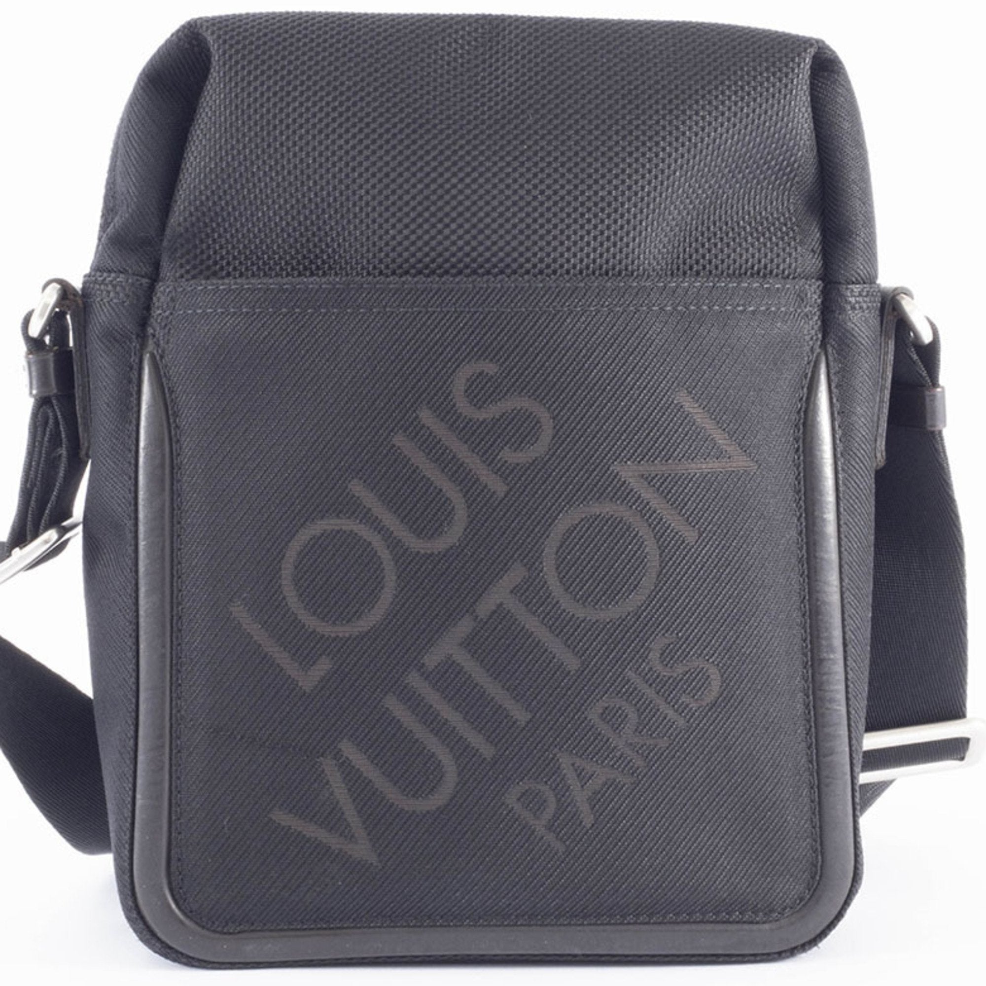 Louis Vuitton Black Noir Damier Geant Shoulder Bag (Pre-Owned)
