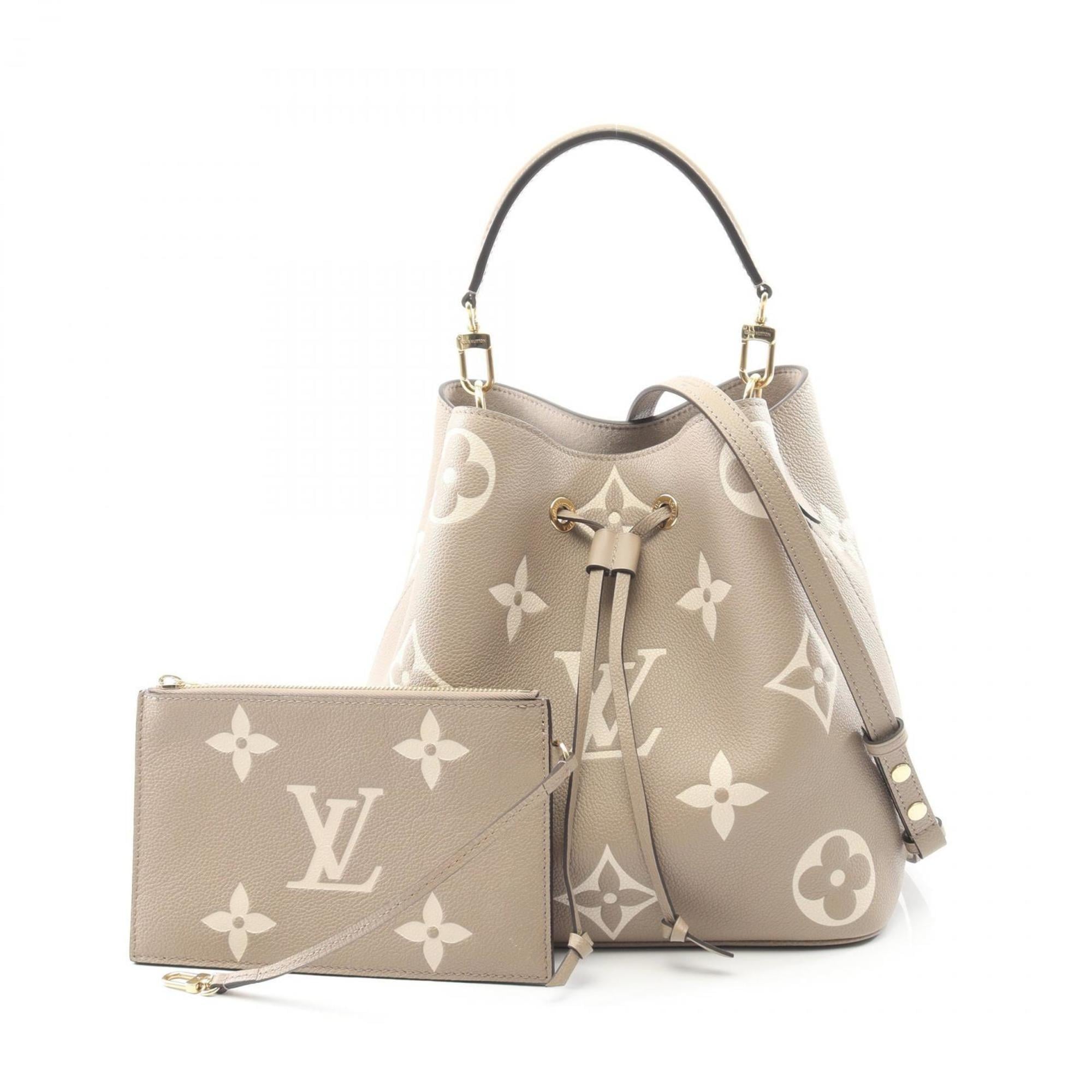 Louis Vuitton Beige Tourterelle Monogram Empreinte Shoulder Bag (Pre-Owned)