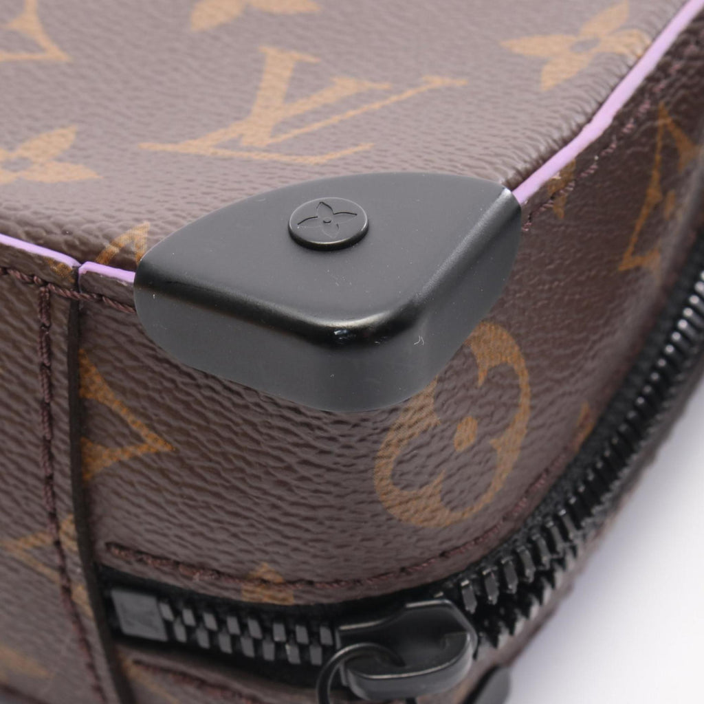 Louis Vuitton Brown Monogram Macassar Purple Coated Canvas Monogram Pvc Leather Handbag (Pre-Owned)