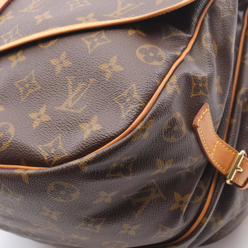 Louis Vuitton Brown Monogram Coated Canvas Pvc Leather Shoulder Bag (Pre-Owned)