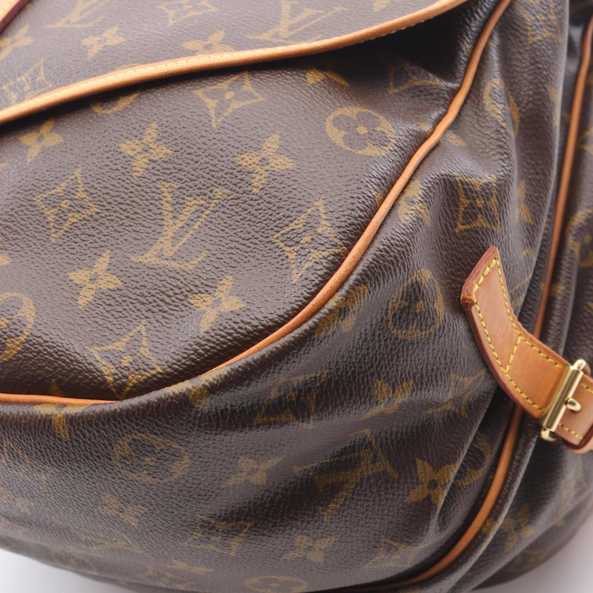 Louis Vuitton Brown Monogram Coated Canvas Pvc Leather Shoulder Bag (Pre-Owned)