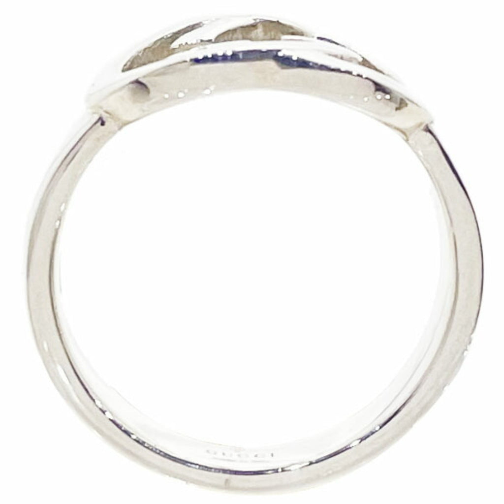 Interlocking G Band Ring Sterling Silver