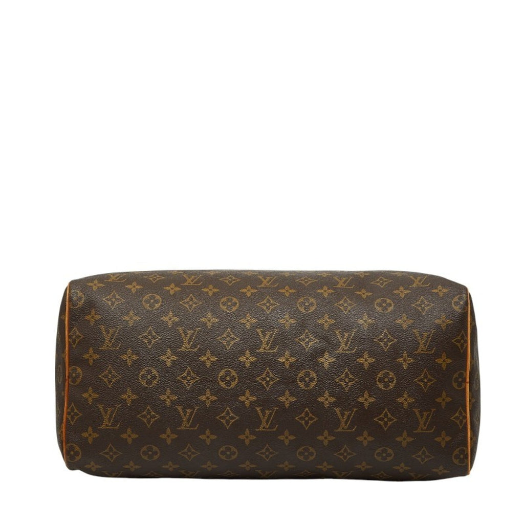 Louis Vuitton Brown Pvc Leather Boston Bag Handbag (Pre-Owned)