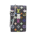Louis Vuitton Black Coated Canvas Shoulder Bag (Pre-Owned)