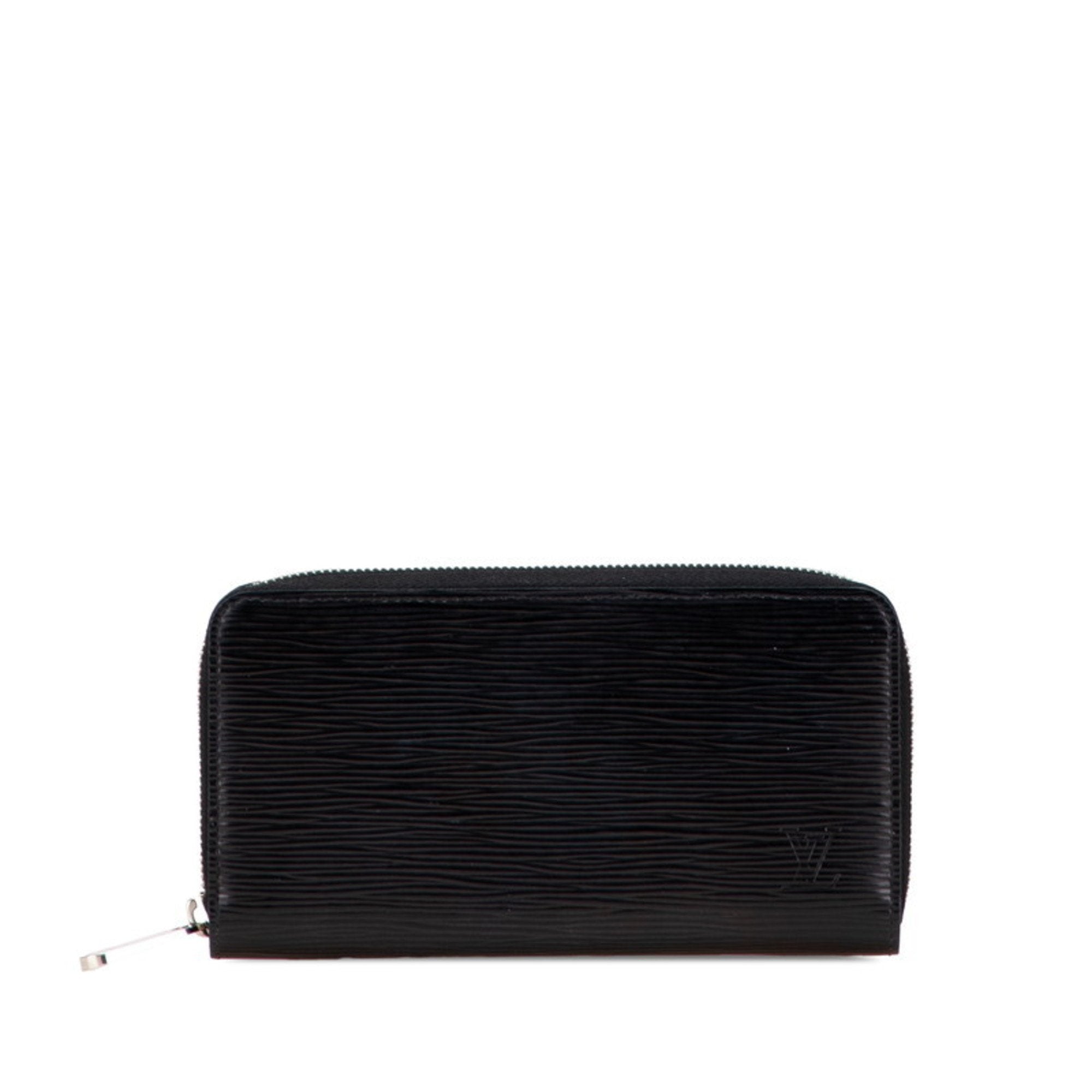 Louis Vuitton Epi Black Leather Long Wallet (Bi-Fold) (Pre-Owned)