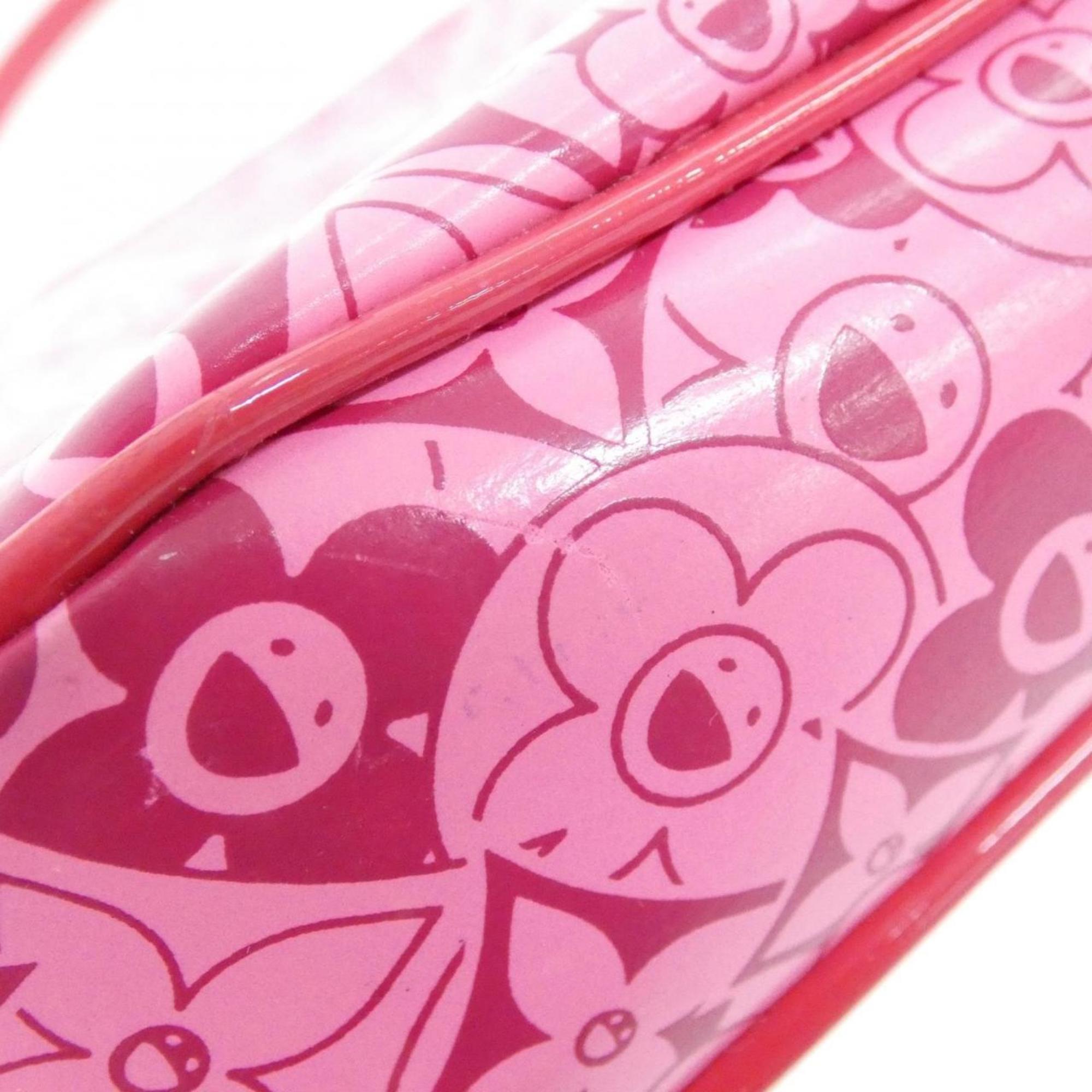 Louis Vuitton Rose Pvc Pochette Pouch (Pre-Owned)