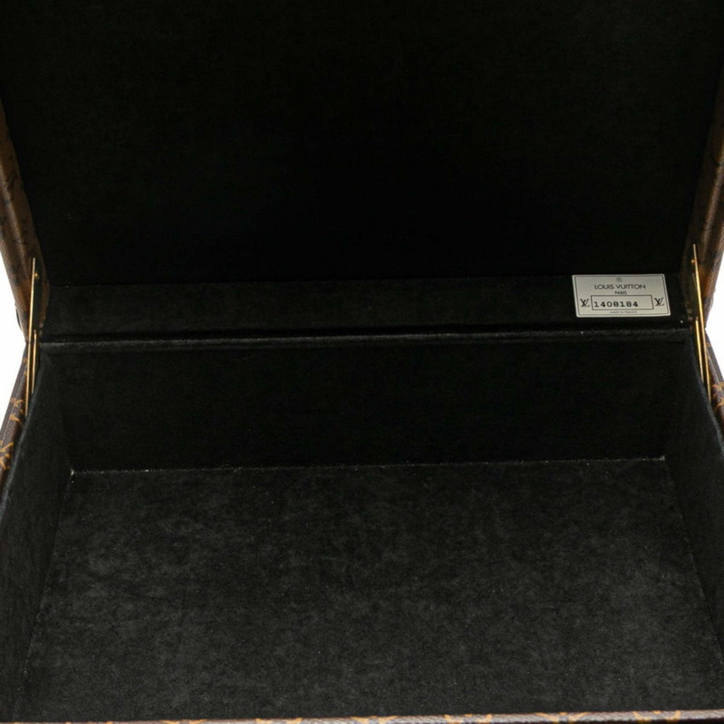 Louis Vuitton Monogram Reverse Black Brown Monogram Reverse Pvc Leather Attaché Case Briefcase (Pre-Owned)