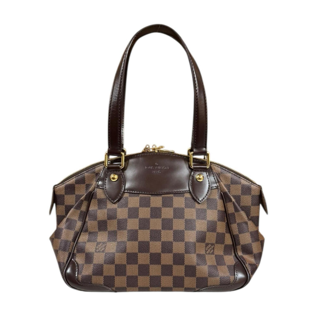 Louis Vuitton Brown Damier Canvas Handbag (Pre-Owned)