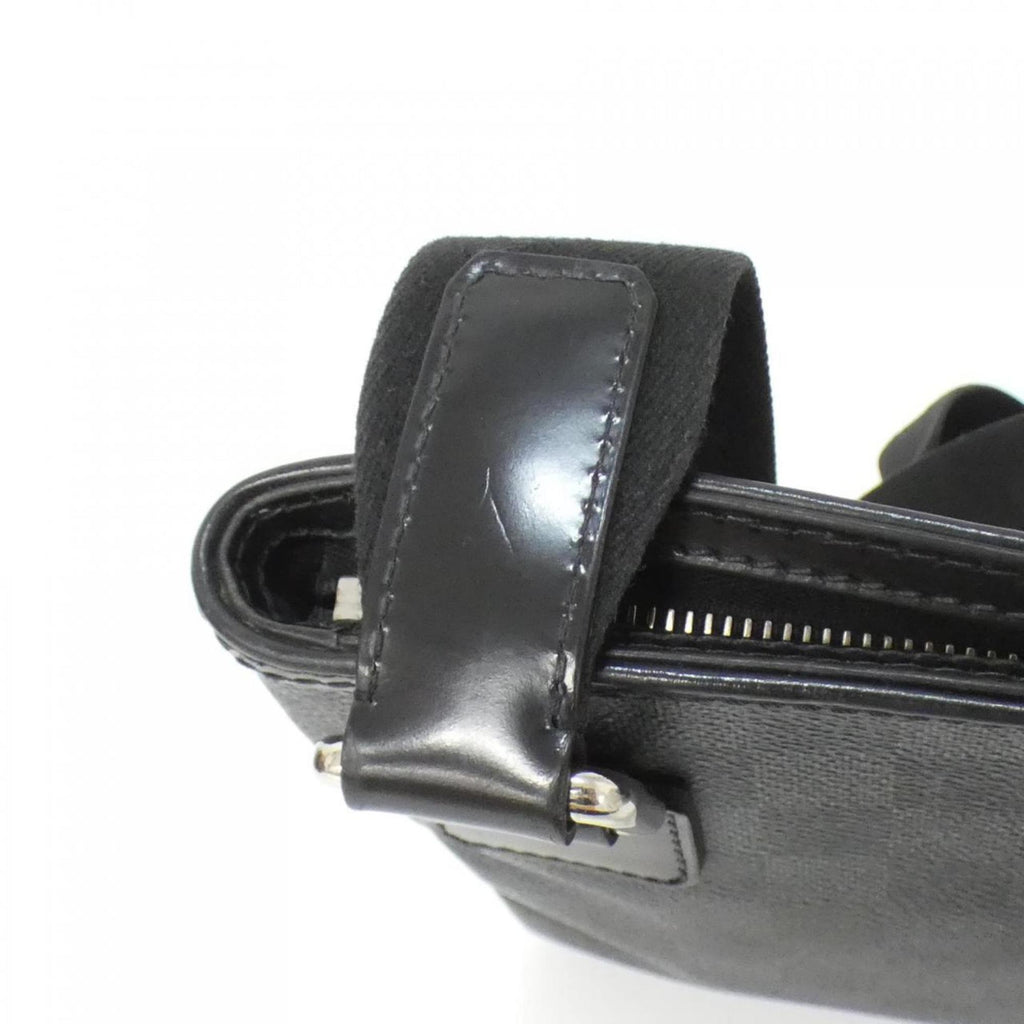 Louis Vuitton Graphite Coated Canvas Shoulder Bag (Pre-Owned)