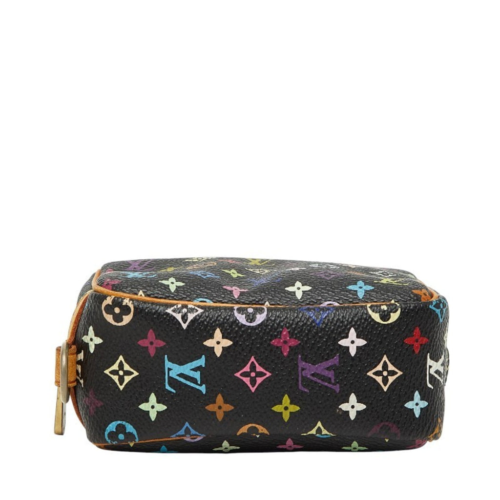 Louis Vuitton Black Multi-Color Pvc Leather Pouch (Pre-Owned)