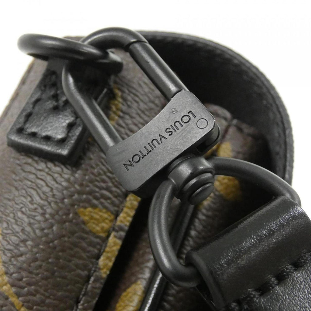 Louis Vuitton Black Marron Monogram Macassar Coated Canvas Shoulder Bag (Pre-Owned)