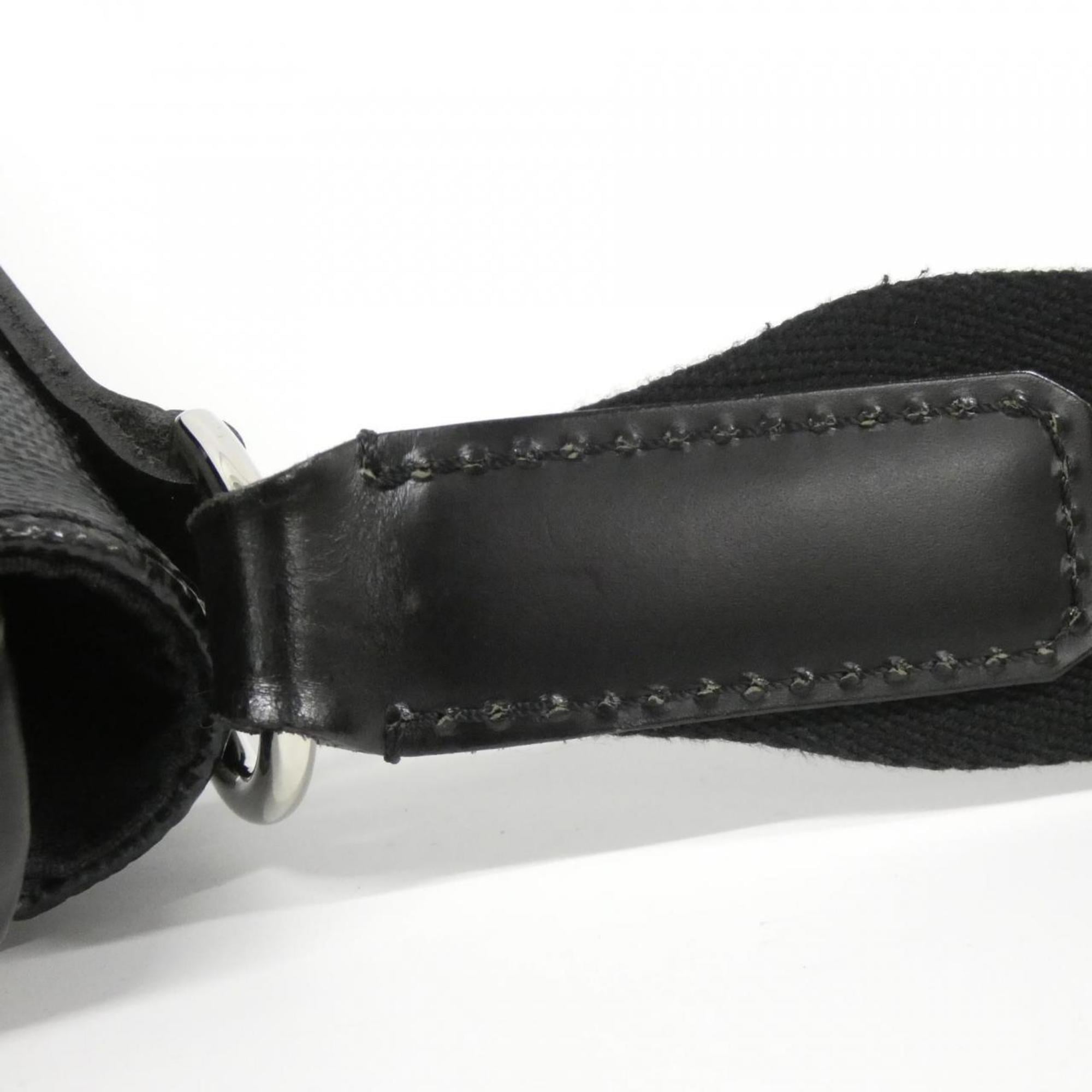 Louis Vuitton Graphite Coated Canvas Shoulder Bag (Pre-Owned)