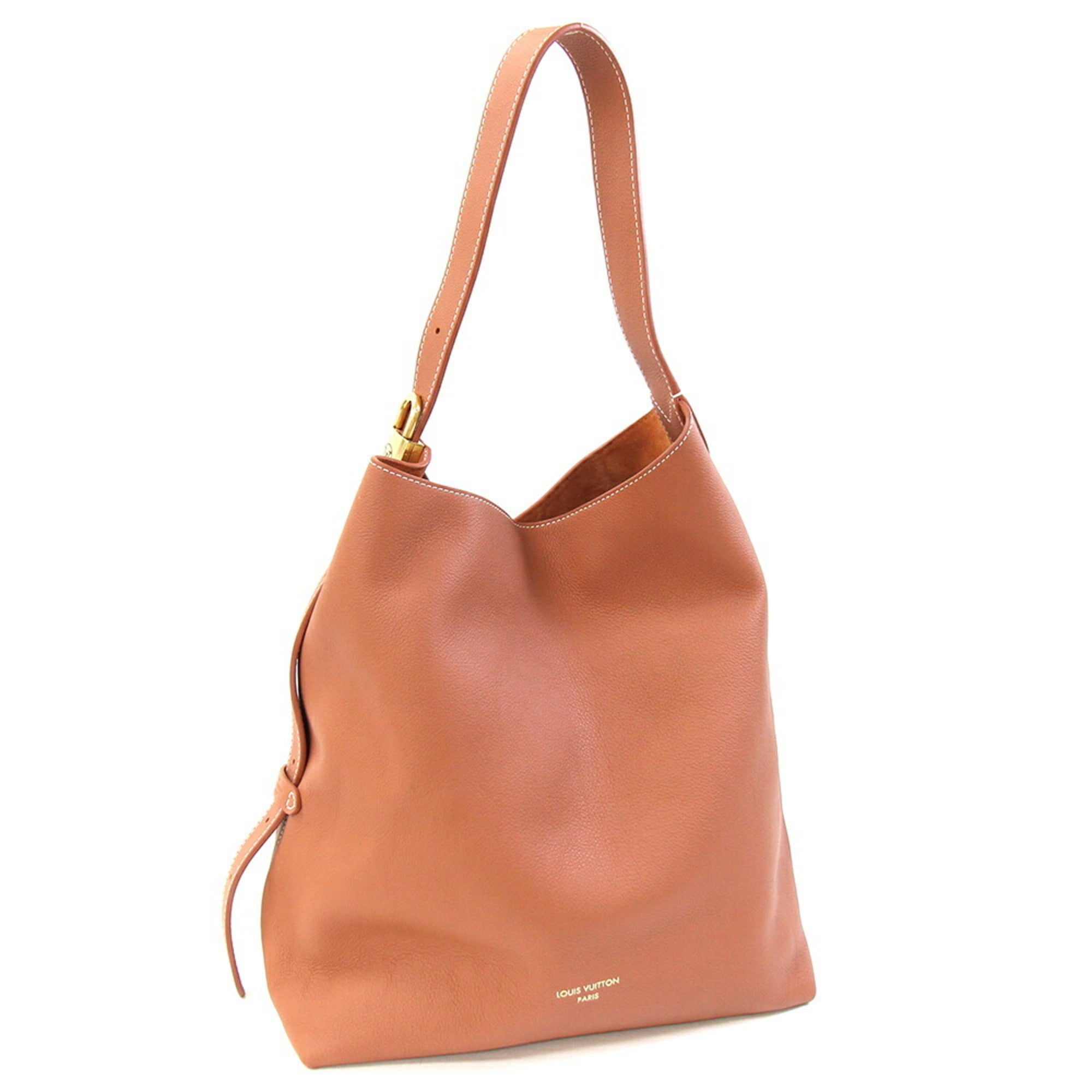Louis Vuitton Cognac Leather Shoulder Bag (Pre-Owned)