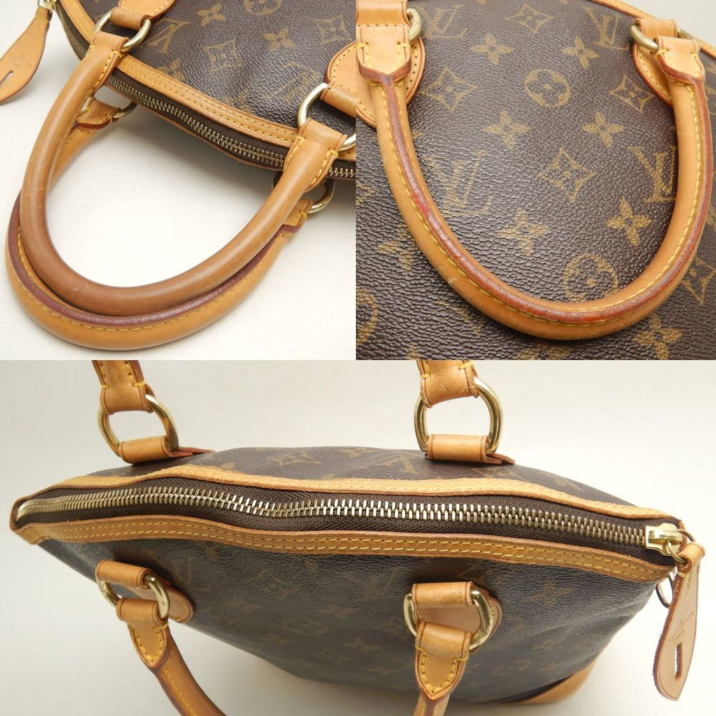 Louis Vuitton Brown Pvc Handbag (Pre-Owned)