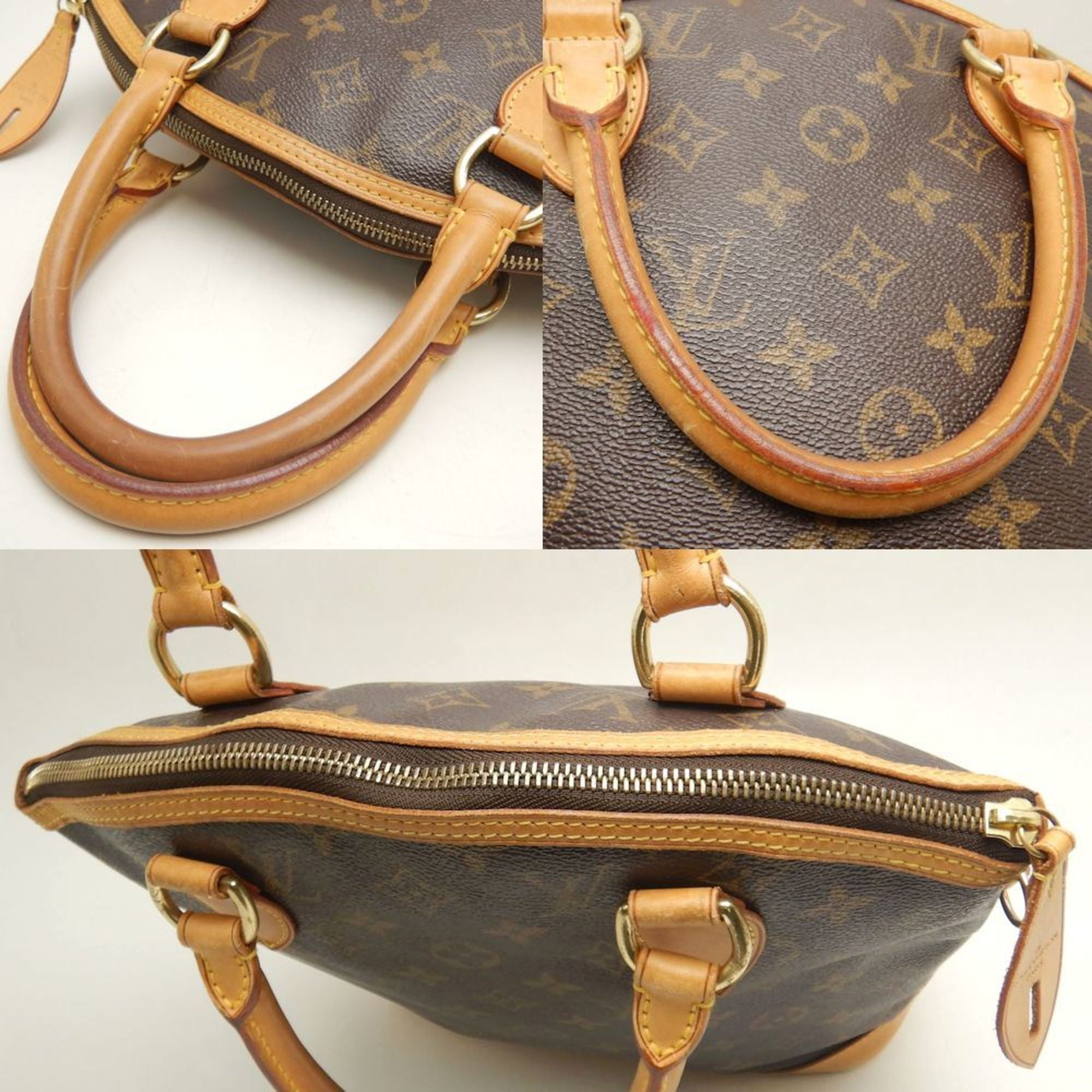 Louis Vuitton Brown Pvc Handbag (Pre-Owned)