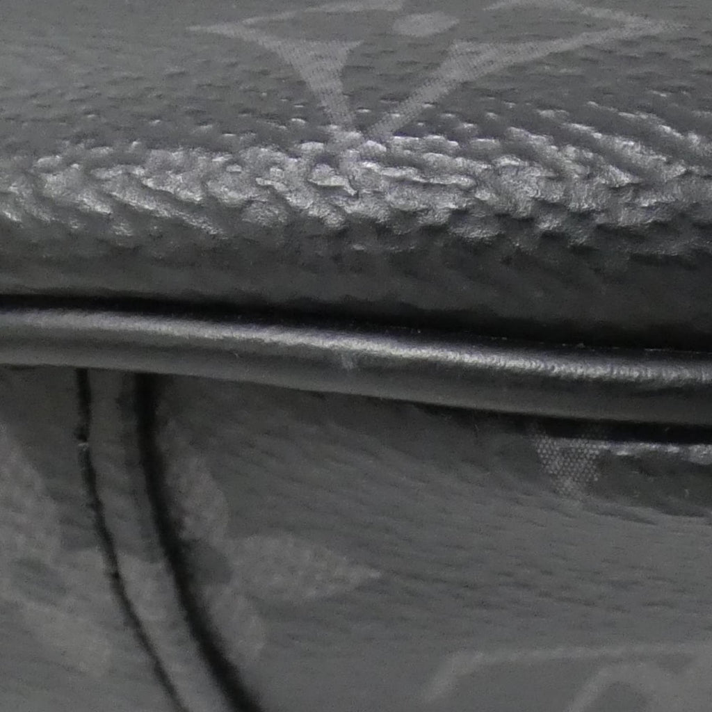 Louis Vuitton Black Coated Canvas Shoulder Bag (Pre-Owned)