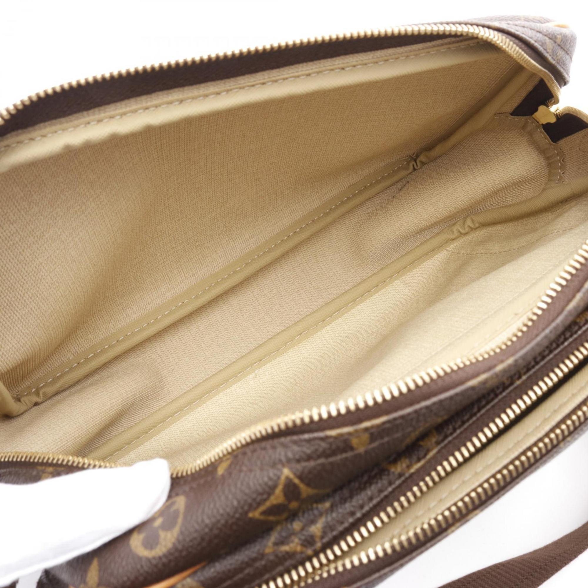 Louis Vuitton Brown Monogram Coated Canvas Shoulder Bag (Pre-Owned)