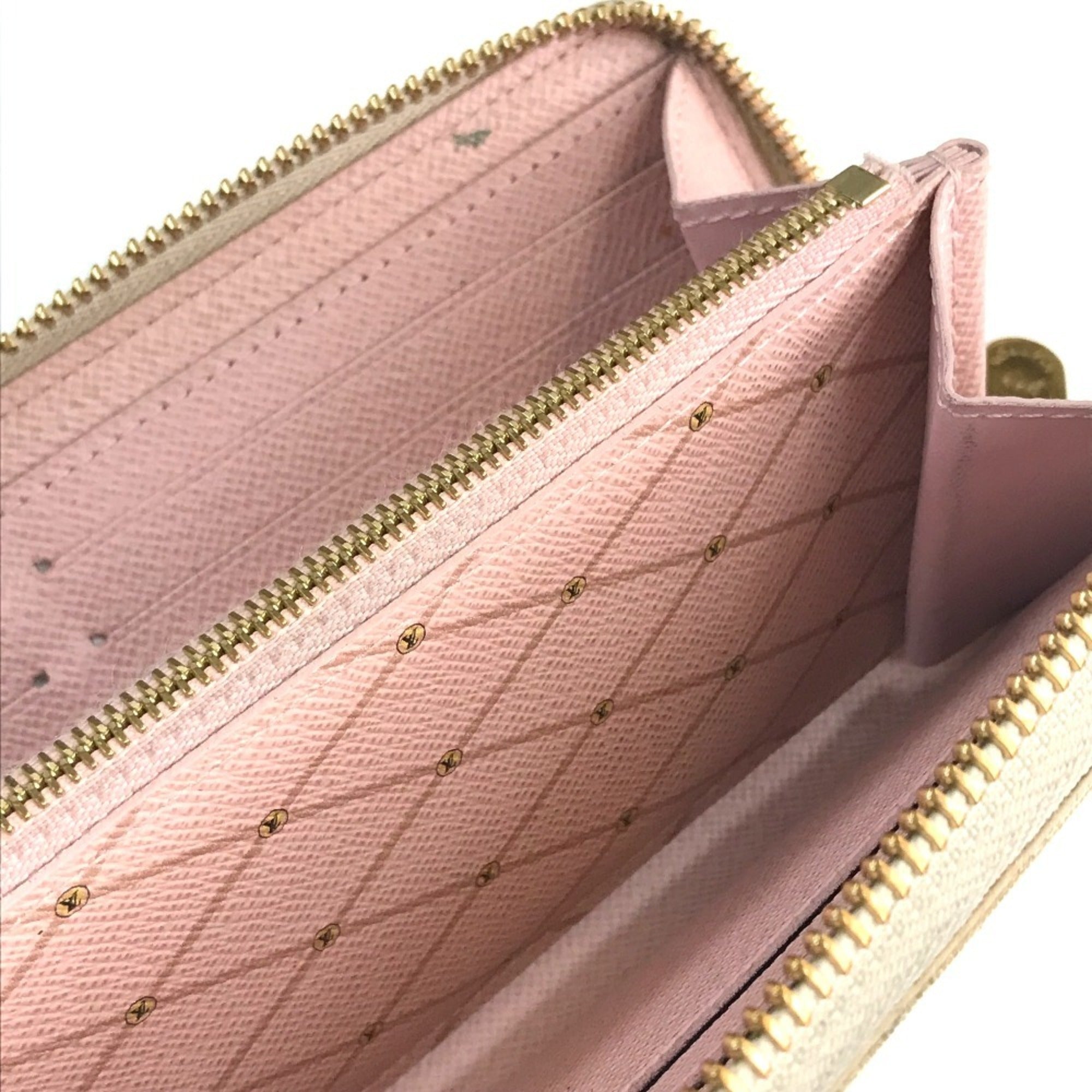 Louis Vuitton Damier Damier Azur White Damier Azur Long Wallet (Bi-Fold) (Pre-Owned)