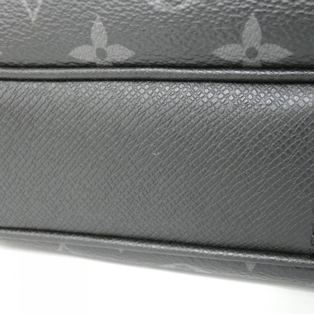 Louis Vuitton Black Coated Canvas Leather Shoulder Bag (Pre-Owned)