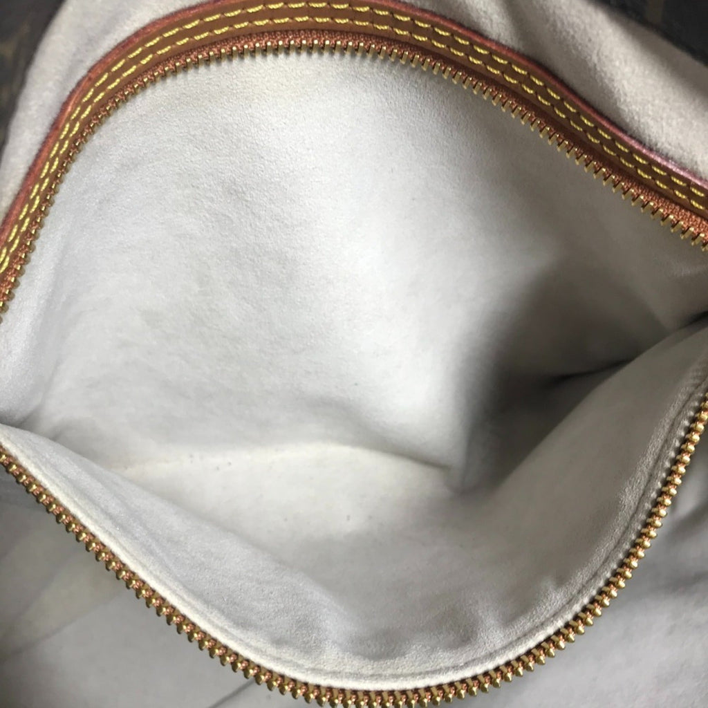 Louis Vuitton Argent Brown White Monogram Canvas Shoulder Bag Tote Bag (Pre-Owned)