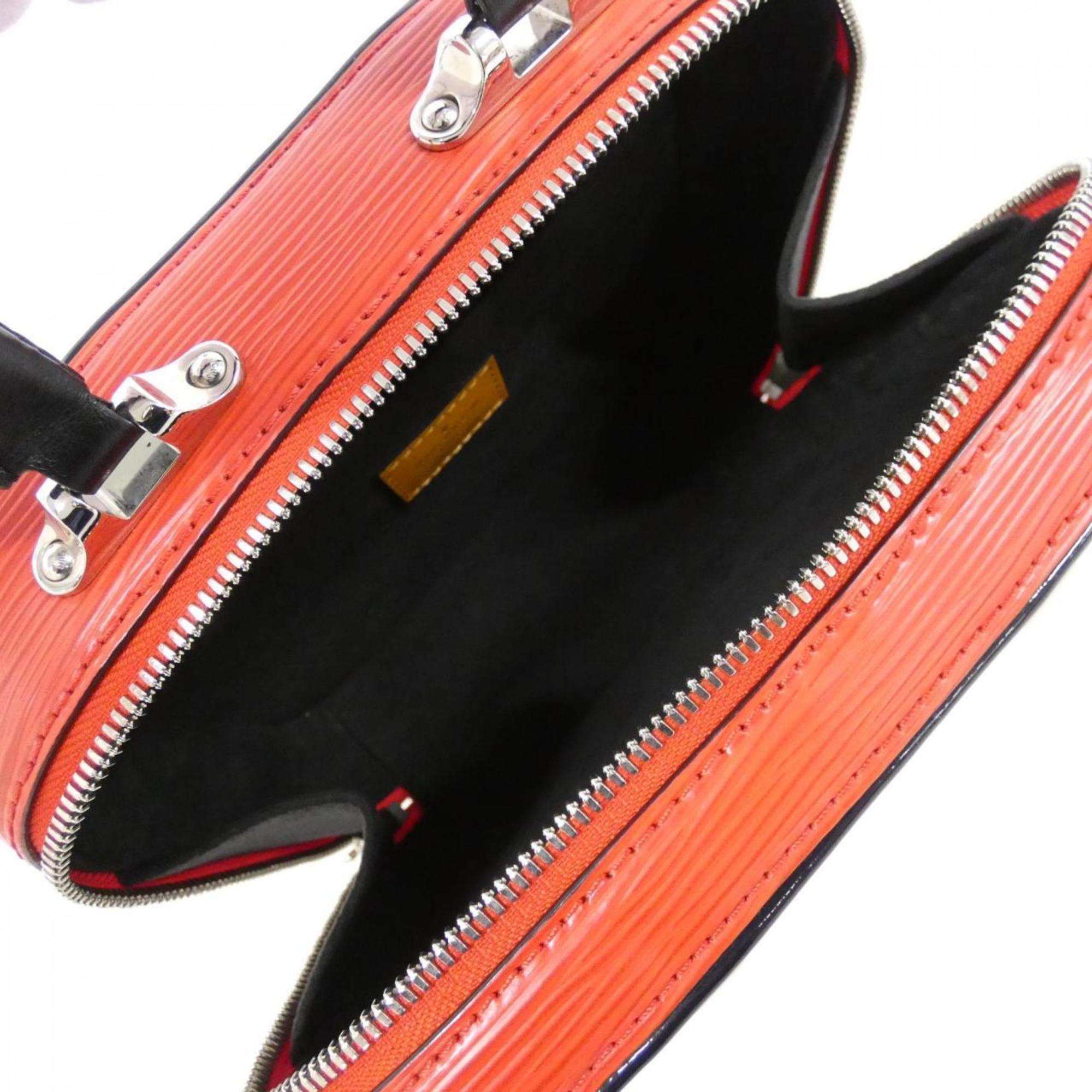 Louis Vuitton Rouge Leather Shoulder Bag (Pre-Owned)