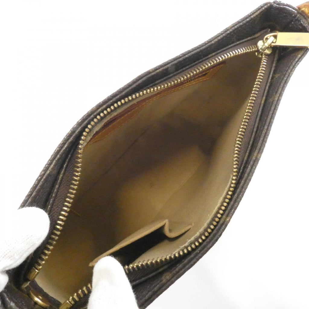 Louis Vuitton Brown Coated Canvas Shoulder Bag (Pre-Owned)