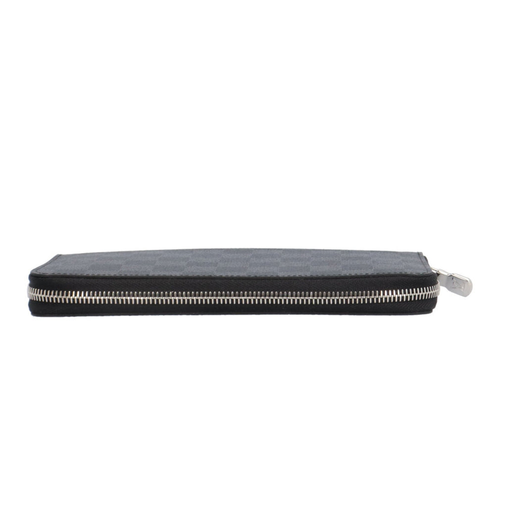 Louis Vuitton Black Gray Damier Graphite Long Wallet (Bi-Fold) (Pre-Owned)