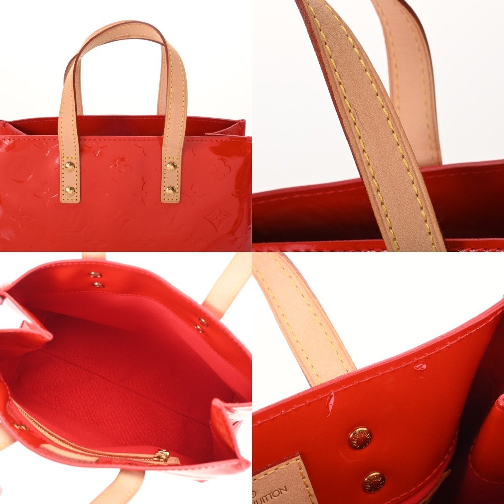 Louis Vuitton Rouge Monogram Vernis Handbag (Pre-Owned)