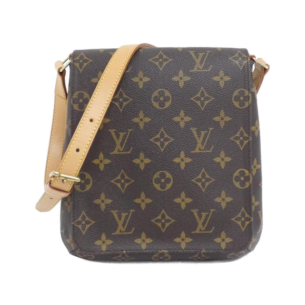 Louis Vuitton Monogram Marron Coated Canvas Shoulder Bag (Pre-Owned)