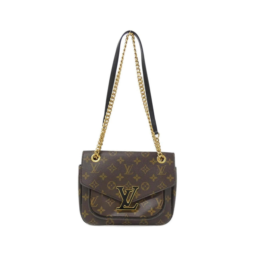 Louis Vuitton Marron Coated Canvas Shoulder Bag (Pre-Owned)