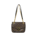 Louis Vuitton Marron Coated Canvas Shoulder Bag (Pre-Owned)