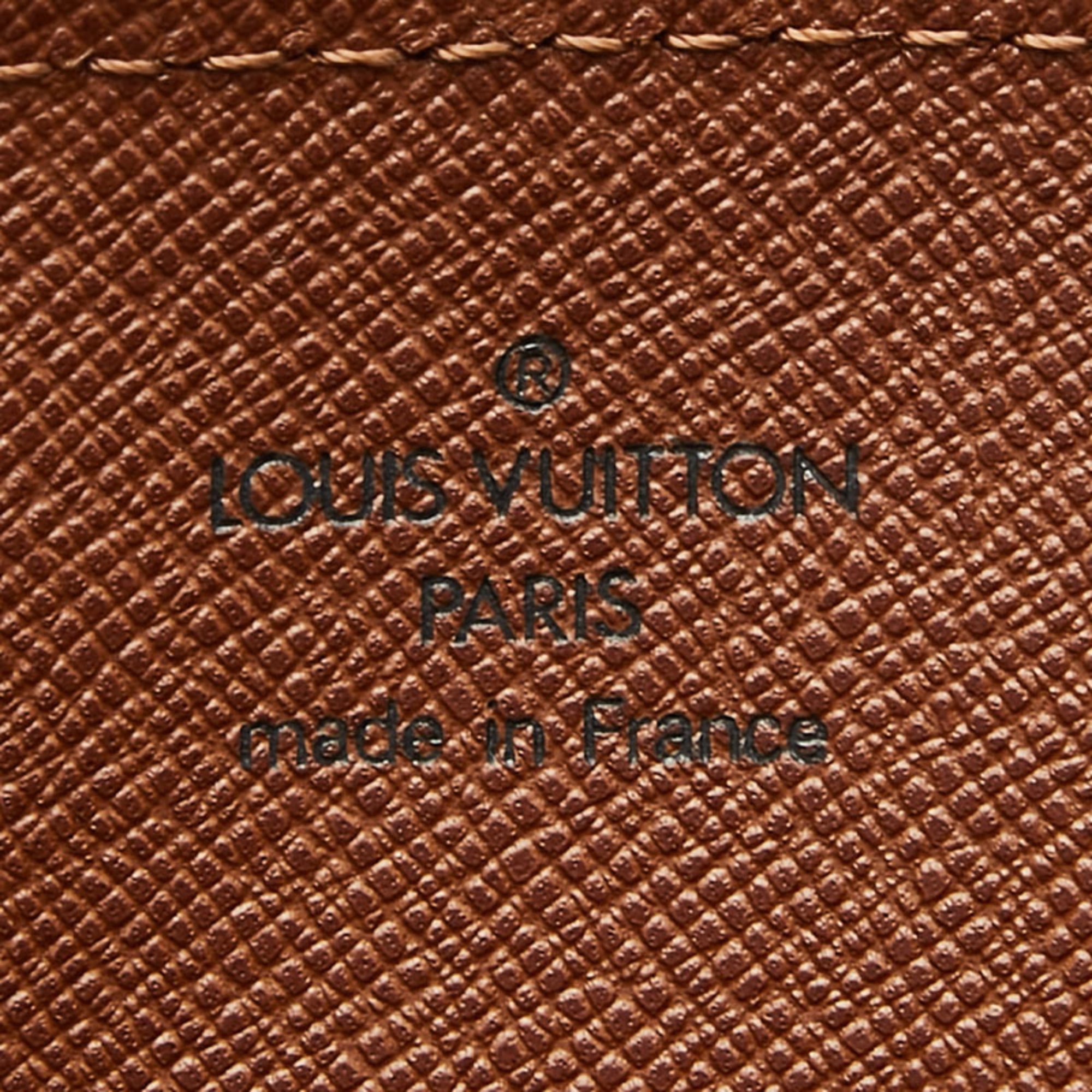 Louis Vuitton Monogram Brown Pvc Leather Handbag (Pre-Owned)