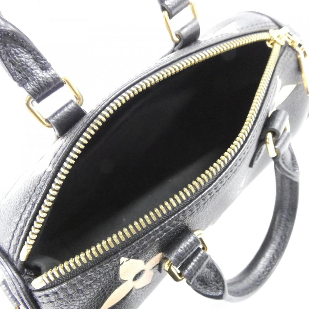 Louis Vuitton Monogram Empreinte Beige Black Leather Shoulder Bag (Pre-Owned)