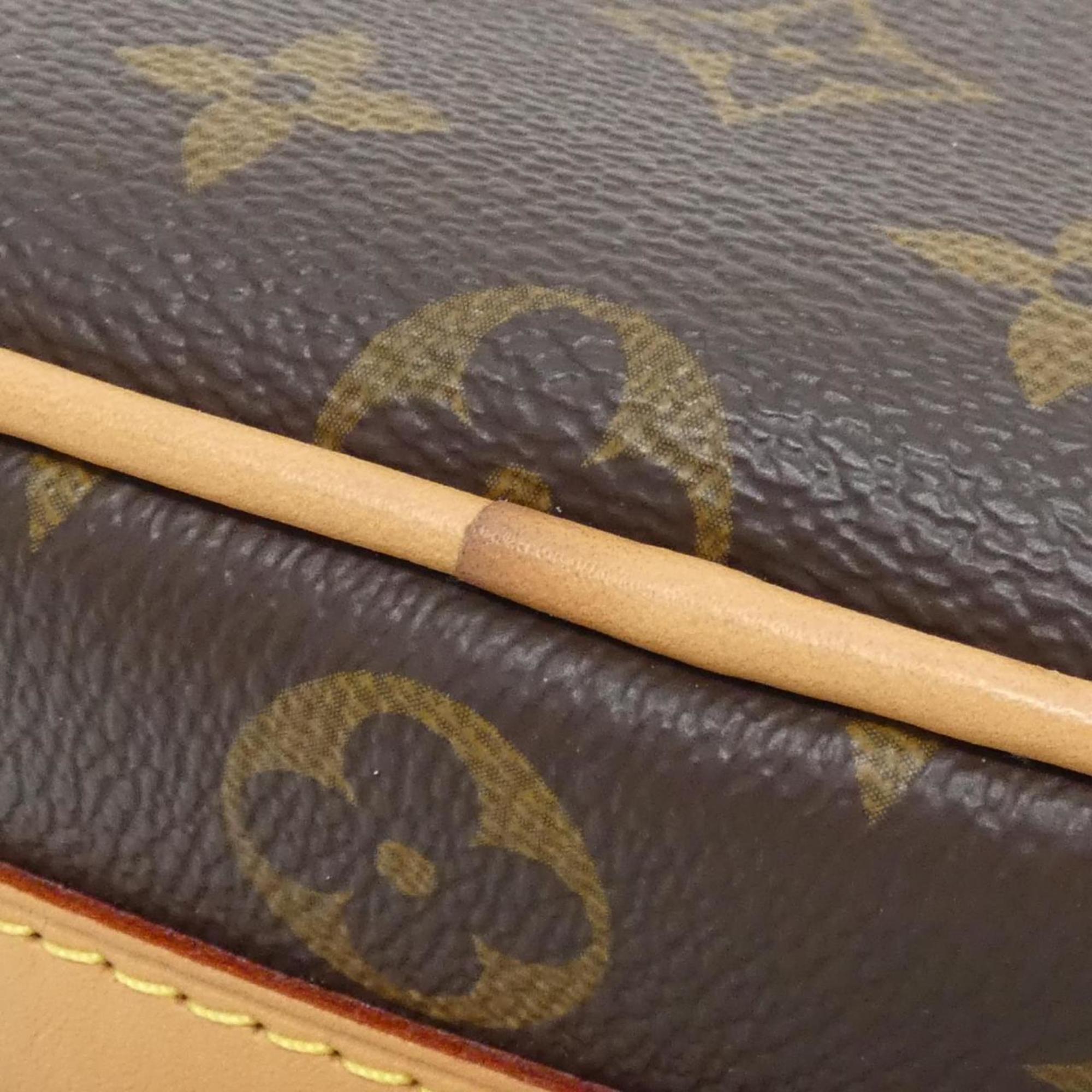 Louis Vuitton Marron Coated Canvas Shoulder Bag (Pre-Owned)