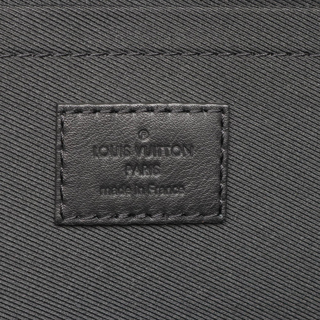 Louis Vuitton Brown Coated Canvas Leather Backpack (Pre-Owned)