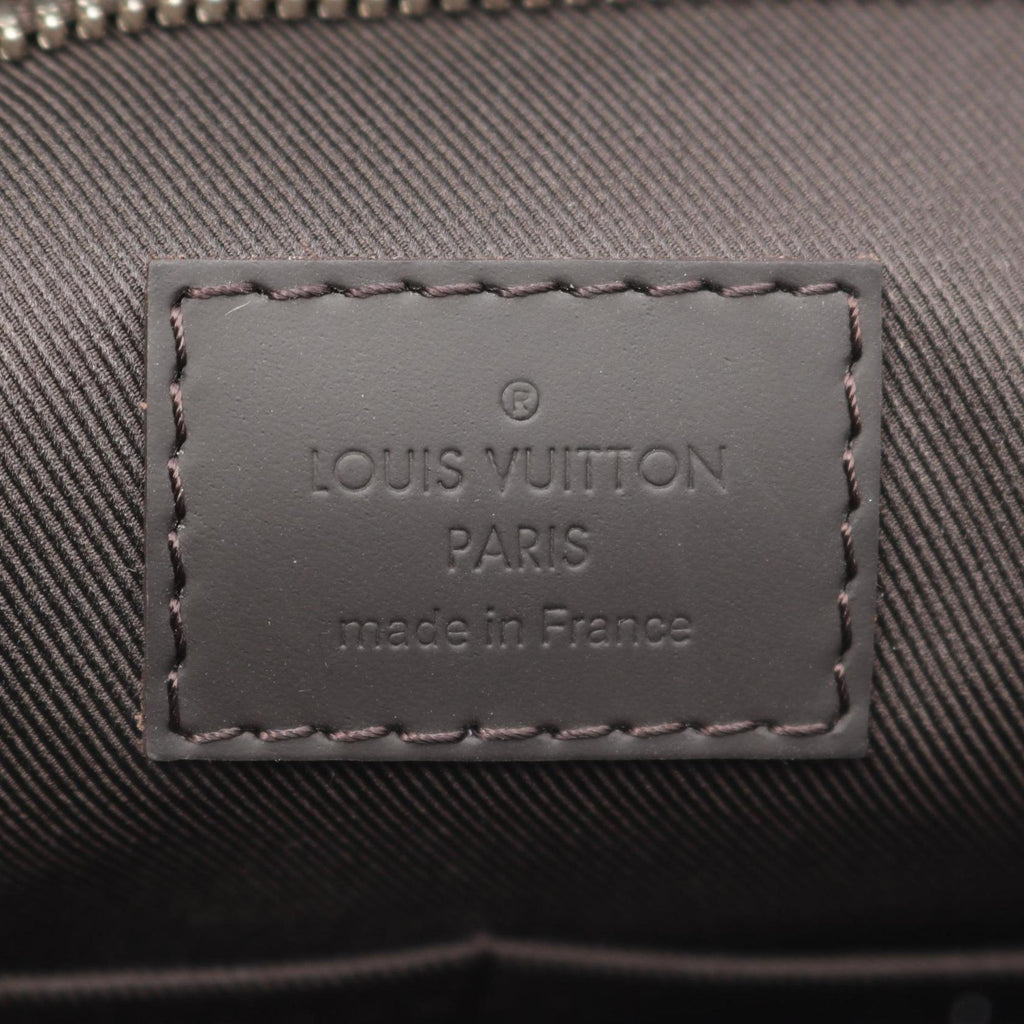 Louis Vuitton Brown Coated Canvas Leather Tote Bag (Pre-Owned)