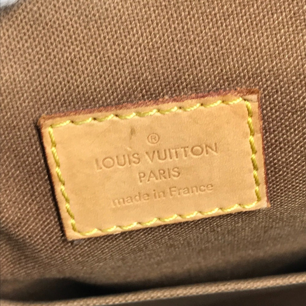 Louis Vuitton Brown Monogram Canvas Shoulder Bag Tote Bag (Pre-Owned)