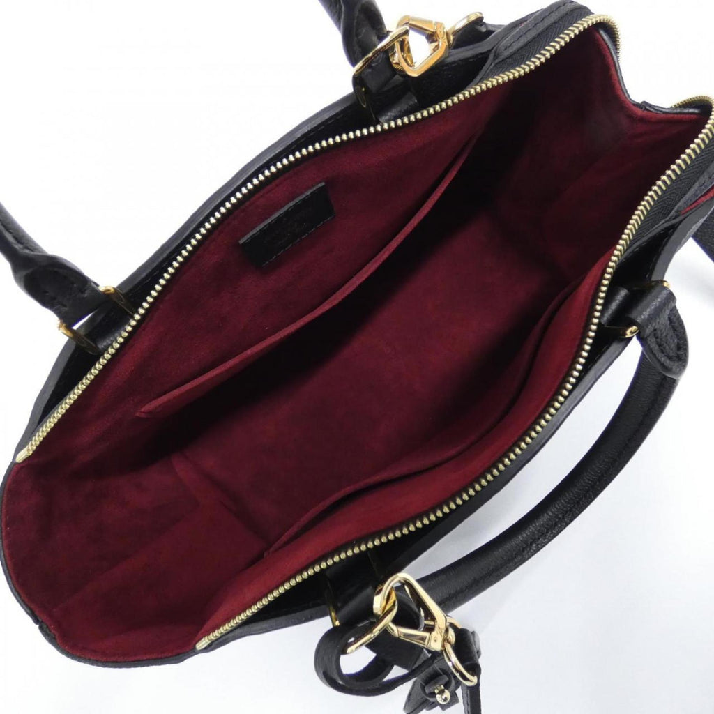Louis Vuitton Black Leather Handbag (Pre-Owned)
