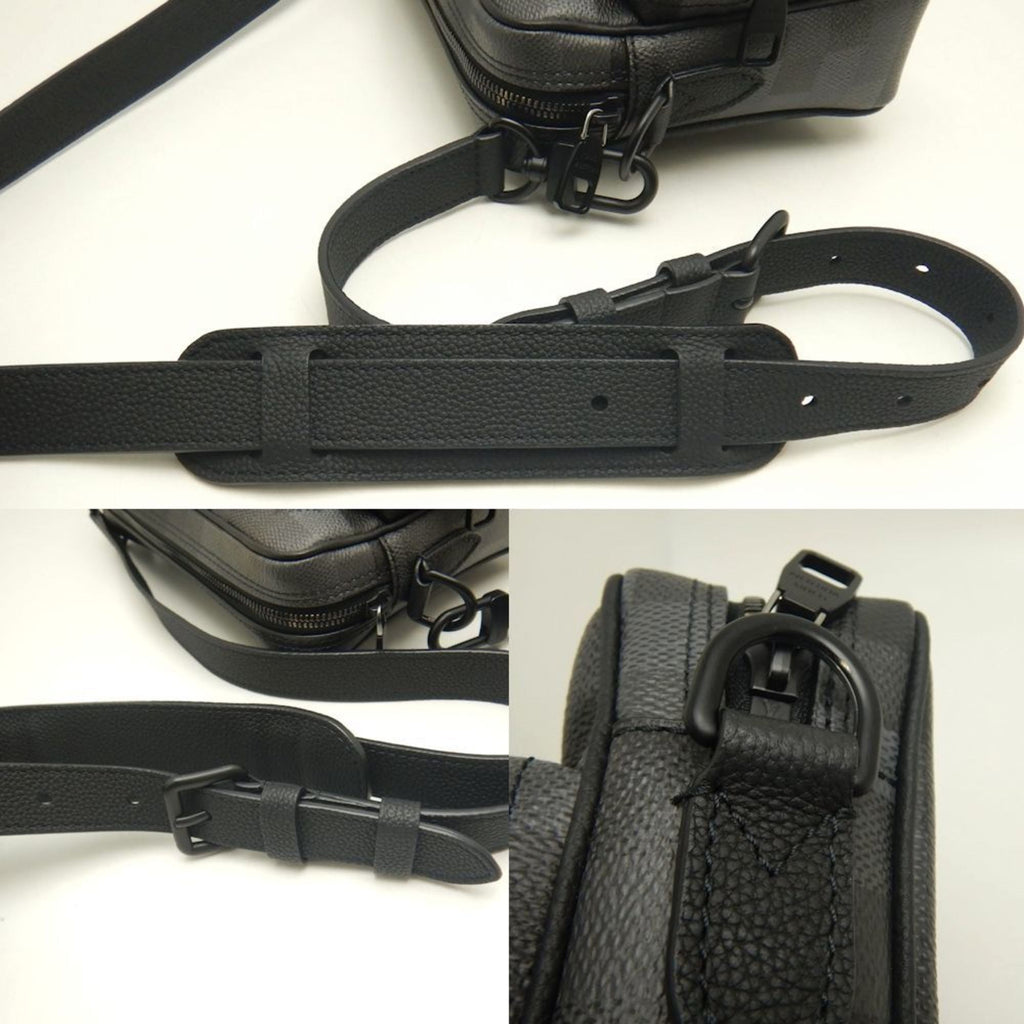 Louis Vuitton Black Noir Pvc Shoulder Bag (Pre-Owned)