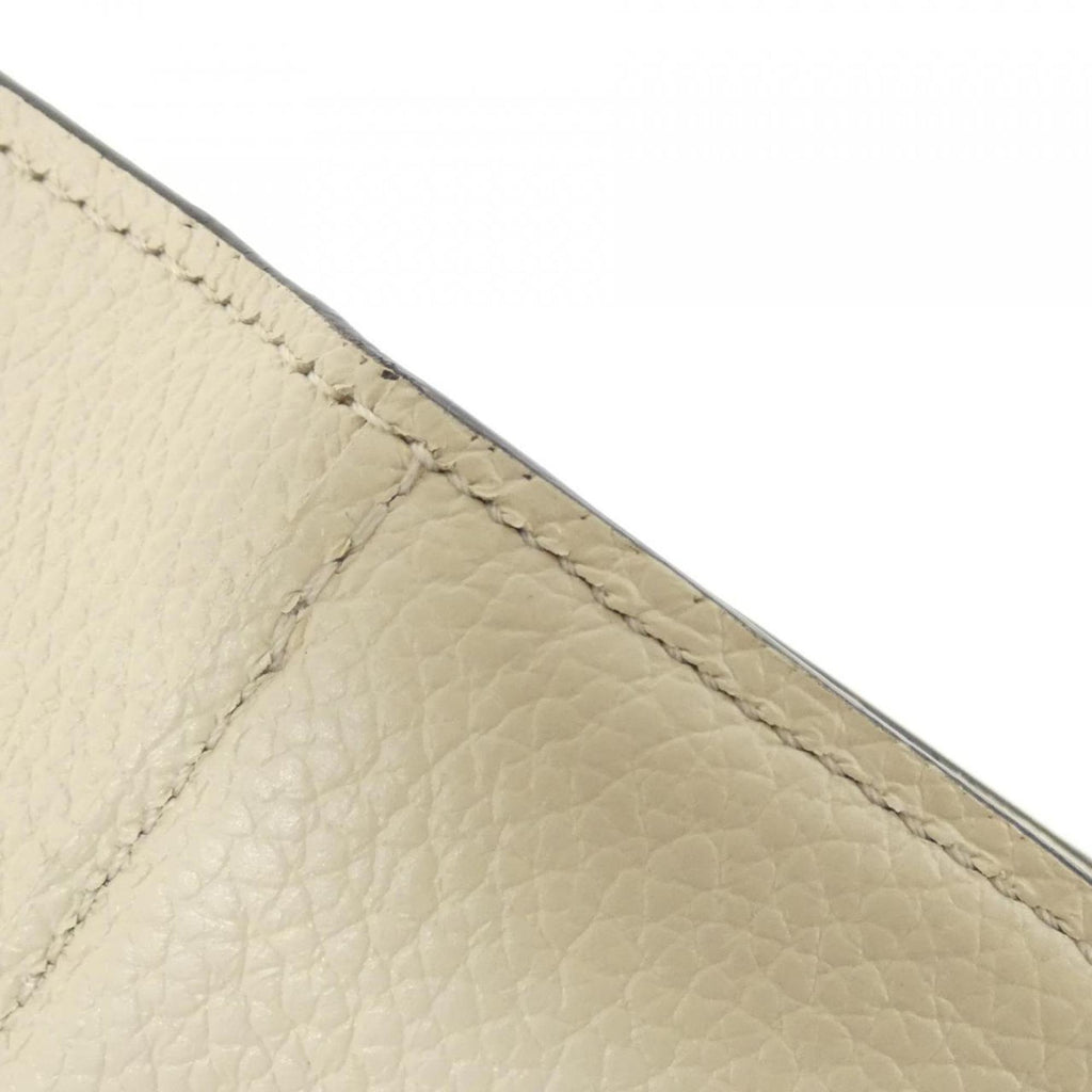 Louis Vuitton Monogram Empreinte Beige Leather Wallet (Tri-Fold) (Pre-Owned)