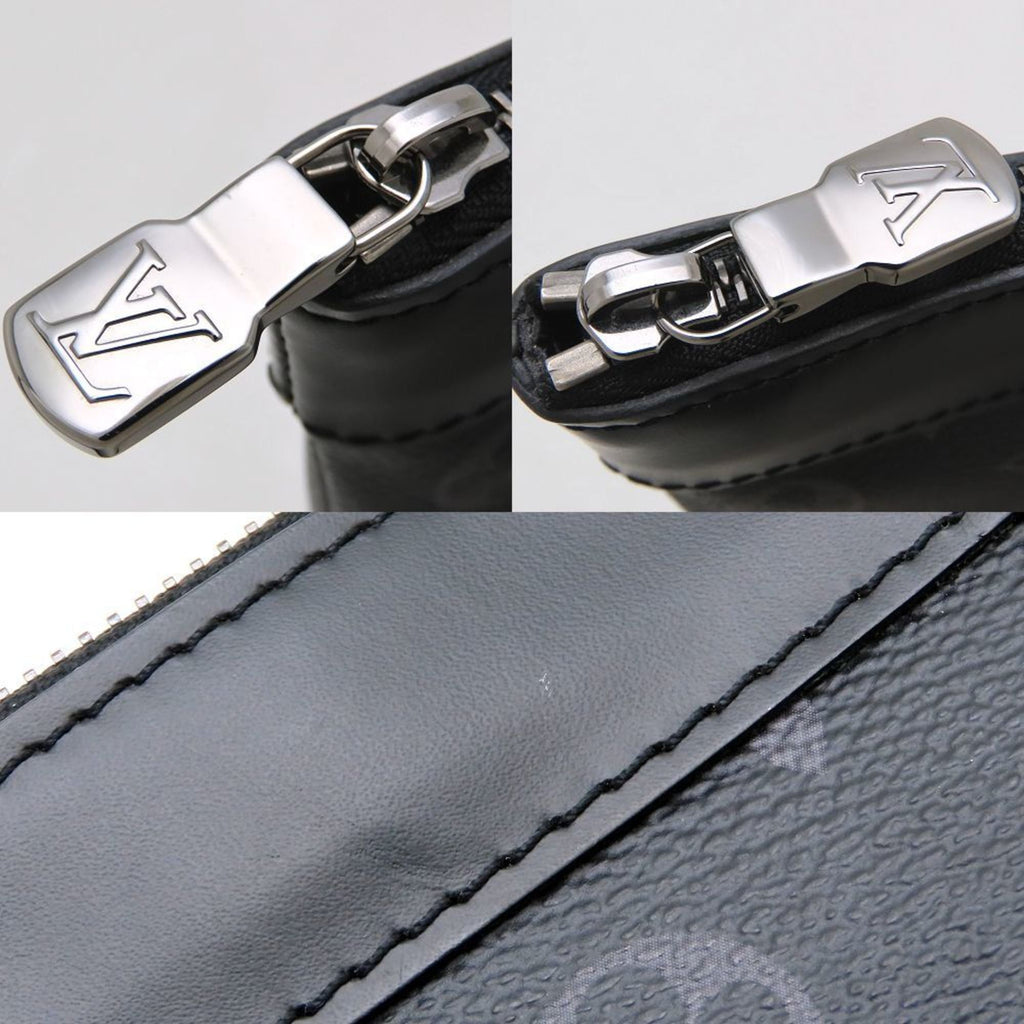 Louis Vuitton Monogram Eclipse Noir Monogram Eclipse Clutch Bag Pochette (Pre-Owned)